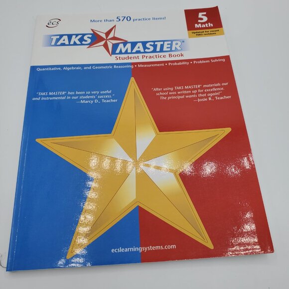 Grade 5 Texas State Testing TAKS Resource 3 Book Set - Picture 3 of 7